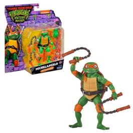 Famosa Tortugas Ninja Movie Figura Básica 7 cm Totalmente Articulada Incluye Accesorio de Lucha