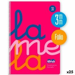 Cuaderno Lamela Cuadrovía Rosa Fluorescente Din A4 80 Hojas 21,5 x 31,5 cm 5 Piezas (25 Unidades) Precio: 621.50000044. SKU: B1D65FERVM