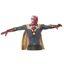 Diamond Select Toys Mini Busto Visión 15 cm Escala 1/6 de Marvel Wandavisión, Figura de Colección Limitada a 1000 Unidades Precio: 139.69000001. SKU: B1594TYYAP