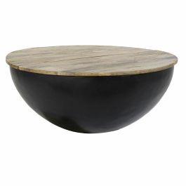 Mesa auxiliar DKD Home Decor Marrón Negro Metal Madera de mango 95 x 95 x 40 cm 93,5 x 93,5 x 40 cm Precio: 363.58999963. SKU: S3023774