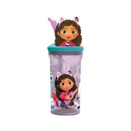 Vaso con Pajita Gabby's Dollhouse Party Precio: 12.59000039. SKU: B1GRF9EY27