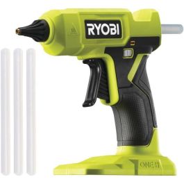 Pistola de pegamento RYOBI RGLU18-0 - 18V - indicador de calentamiento - variador de velocidad en el gatillo - 3 barras de pegamento incluidas Pistola de pegamento RYOBI RGLU18-0 - 18V - indicador de calentamiento - variador de velocidad en el gatillo - 3 barras de pegamento incluidas