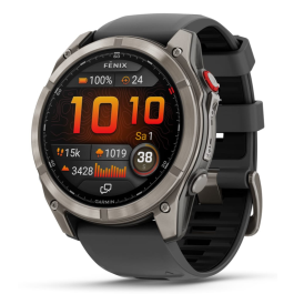 Garmin fenix 8 Pro Reloj Inteligente GPS 51 mm Pantalla AMOLED Táctil 1.4" 454x454 píxeles en Grafito con Correa de Silicona Negro y Titanio, Wi-Fi Precio: 1243.7900002. SKU: B17EWGZW74