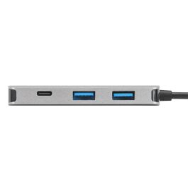 Targus ACH228 Plata, compatible con Thunderbolt 3 host, para Windows, MacOS y Chrome OS, con dimensiones de 85x45x10mm
