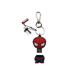 Wondee Spiderman Memoria USB 32GB Llavero con Adaptador USB C