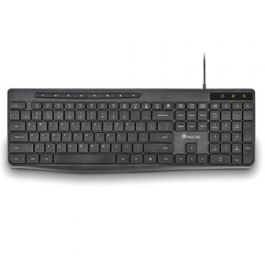 NGS Teclado Spectra Ultra Slim Silencioso Multimedia USB-A
