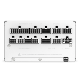 NZXT C1200 Gold unidad de fuente de alimentación 1200 W 24-pin ATX ATX Blanco NZXT C1200 Gold unidad de fuente de alimentación 1200 W 24-pin ATX ATX Blanco