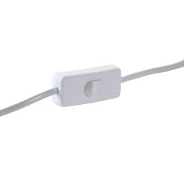DKD Home Decor Lámpara de Sobremesa Decorativa Moderna de Cerámica con Pantalla de Terciopelo Verde Menta y Blanco E27 50W 30x54x30 cm