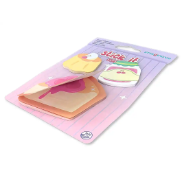 Imaginovo Bloc Notas Adhesivas Foodies Tarta 20 Hojas Tamaños Surtidos