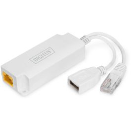 DIGITUS Divisor PoE USB-A 5V, IEEE 802.3at, Splitter para alimentación por Ethernet, 10/100Base-T(X), color blanco Precio: 31.78999967. SKU: B18PLDY4FJ