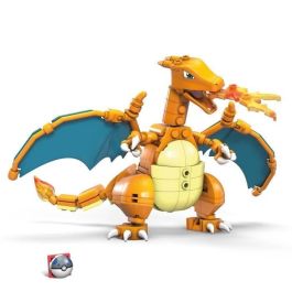 Mega Bloks Pokemon Charizard GWY77 Figura Articulada para Construir con 222 Piezas, +8 Años