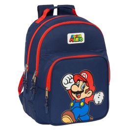 Mochila Escolar Super Mario World Azul marino 32 x 42 x 15 cm Precio: 27.95000054. SKU: B15WS3BXAW