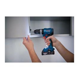Bosch GSB 18V-45 Professional Atornillador de Impacto a Batería 18V Sin Escobillas, con 45Nm Par Máximo y Luz LED, Incluye Batería 2Ah - 0 601 9K3 302
