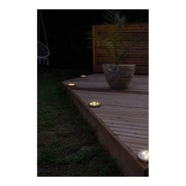 Galix Lote de 3 Focos Solares Empotrados de Acero Inoxidable 0.07W - 5 Lúmenes, 8h Autonomía, 5 LED SMD Blancos Galix Lote de 3 Focos Solares Empotrados de Acero Inoxidable 0.07W - 5 Lúmenes, 8h Autonomía, 5 LED SMD Blancos
