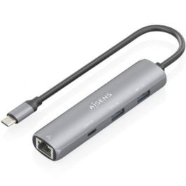 Aisens ASUC-4P039-GR Hub USB-C a Ethernet Gigabit 1xUSB-C 5G, 2xUSB-A 5G, Gris Precio: 16.50000044. SKU: B187GKNA5D
