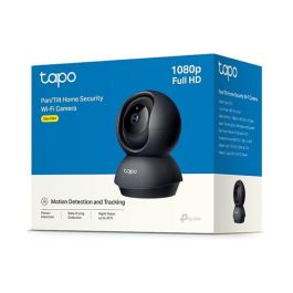 TP-Link Cámara de Seguridad IP TAPO C201 Pan/Tilt Wi-Fi Interior Inalámbrico y Cableado Escritorio/Pared Negro