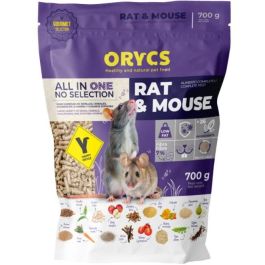 ORYCS Alimento Completo para Ratas y Ratones 700gr, 16% Proteína, 7% Fibra, 26 Variedades de Plantas, Enriquecido con Vitaminas Precio: 7.7924. SKU: B19MMKV2V7
