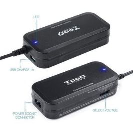 TooQ TQLC-90BS02M Cargador Universal para Portátil 90W Manual 12 Conectores DC y USB Multivoltaje 15-24V