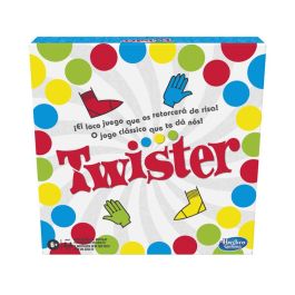 Hasbro Gaming 98831 Twister - Juego de Equilibrio y Coordinación Infantil con Alfombra Gigante 140x140 cm Impermeable y Fácil Limpieza, +6 Años