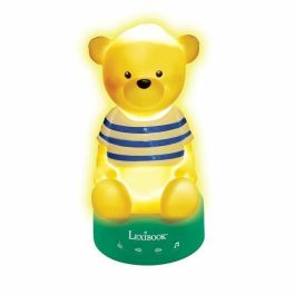 Lexibook Contador de Cuentos Oso 3D con Luz Nocturna, Música, Variación de Color, 30 Historias, 7 Melodías, LED, 17 cm (Francés)