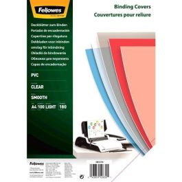 Fellowes Tapas Encuadernación A4 PVC 180 Micras Transparente Pack 100 Ud Precio: 9.89000034. SKU: S8407245