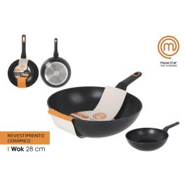 Sartén Wok 28 cm aluminio forjado 3 mm Masterchef (6 Unidades) Precio: 110.58999974. SKU: B16BLCES8J