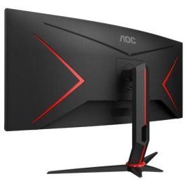 Monitor Gaming Ultrapanorámico Curvo AOC CU34G2X/BK 34"/ WQHD/ 1ms/ 144Hz/ VA/ Negro y Rojo Monitor Gaming Ultrapanorámico Curvo AOC CU34G2X/BK 34"/ WQHD/ 1ms/ 144Hz/ VA/ Negro y Rojo