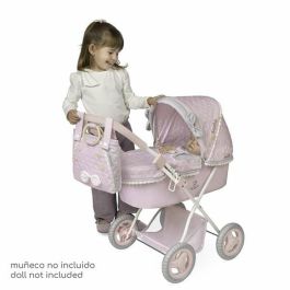 Decuevas Coche de Muñeca Plegable con Sombrilla y Bolso Sophie para Muñecas hasta 48 cm | 38x65x60 cm | Edad 3+ Años