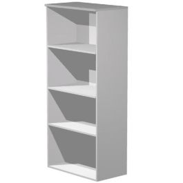 Artexport Estantería Alta Presto Abierta 3 Estantes 22 mm Con Trasera Gris Precio: 190.50000057. SKU: B1GY33589J