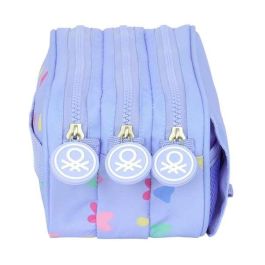 Bolso Escolar Portatodo Safta Triple Big Benetton Lila 100x215x80 mm Bolso Escolar Portatodo Safta Triple Big Benetton Lila 100x215x80 mm