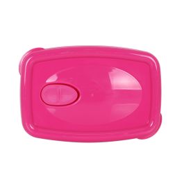 Dem Fiambrera Hermética 1L Rectangular para Microondas 18 x 12.5 x 7.5 cm (24 Unidades)