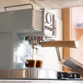 Cecotec Power Espresso 20 Tradizionale Máquina Espresso y Cappuccino, Thermoblock, 20 Bares, Manómetro PressurePro, Vaporizador, 1.5L