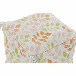 Cojin Suelo Shabby DKD Home Decor Multicolor Beige 40 x 40 x 40 cm