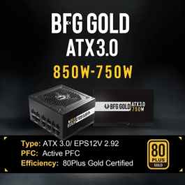 Bitfenix BFG GOLD 850W Fuente de Alimentación para PC ATX 3.0 850W 80+ Gold