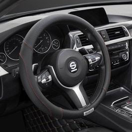 Sparco SPC1113BK Funda Volante C1113 Negro para Coche