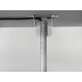 Next Green HD 60 Soporte de Techo y Suelo para Tubos de Acero Ø 60mm | Ideal Cajas Carga, Garajes | Entrada Cable 360°