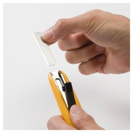 Olfa Cúter de seguridad sk-7 auto-replegable con cuchilla de 12 mm, para zurdos, retracción automática
