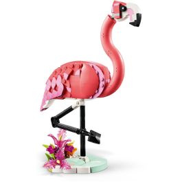 Lego Creator Juego de Construcción Flamenco Rosa Fauna Salvaje. Kit de Ladrillos para Recrear y Exhibir Animales, Edad 8+ Años