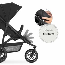 Carro de Paseo para Bebé Hauck Negro