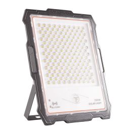 LUM-MJ-DW904 Proyector LED Solar 400W 2257Lm con Sensor de Luz, Mando a Distancia, Panel 45W y Batería 45000mAh para Exterior