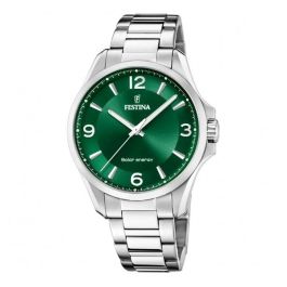 Reloj Hombre Festina F20656/3 Verde Plateado Precio: 162.68999945. SKU: B1JXY3CG92