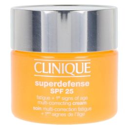 Clinique SUPERDEFENSE SPF25 Crema Facial Hidratante Antifatiga Primeros Signos Envejecimiento Piel Mixta Grasa Normal 50 ml
