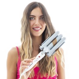 Rizador Moldeador Cerámico Triple Triler InnovaGoods Rizador Moldeador Cerámico Triple Triler InnovaGoods