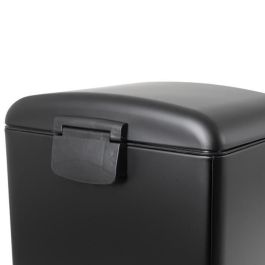 Kitchen Move GREENWICH Papelera con pedal para cocina 40L Acero Inoxidable Negro Mate Rectangular Kitchen Move GREENWICH Papelera con pedal para cocina 40L Acero Inoxidable Negro Mate Rectangular