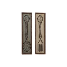 DKD Home Decor Decoracion Pared Cottage Marron Negro 4 x 99 x 24 cm (2 Unidades) Madera Metal Precio: 33.88999944. SKU: B1F3HNLGBF