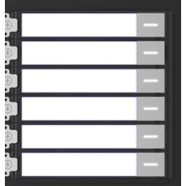Hikvision Módulo de 6 timbres para panel exterior estación de puerta modular videoportero serie KD8 Precio: 46.49999992. SKU: B12G7QD9EA