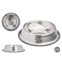 Mascow Comedero para Mascota Metálico con Huellas y Goma, 26 cm (12 Unidades) Precio: 28.49999999. SKU: B14GFKXZSW