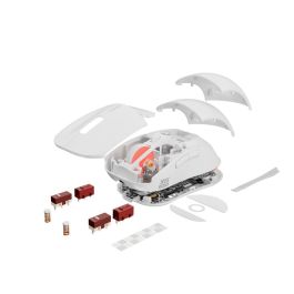GENESIS Zircon XIII Ratón Gaming Óptico Inalámbrico 26000 DPI, Ambidextro, Switches Intercambiables, hasta 100h Autonomía, Blanco