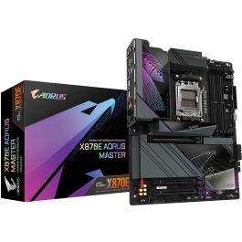 Gigabyte GA-X870E AORUS MASTER ATX Placa Base Socket AM5 para CPUs AMD Ryzen 9000, DDR5 8600MHz OC, Wi-Fi 7, LAN 5GbE, USB 4 Precio: 557.59000022. SKU: B1DQ2SLZD8