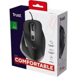 Trust Ratón Fyda Cable Usb 600-1400-2800-5000Dpi Diestro 6 Botones Negro Trust Ratón Fyda Cable Usb 600-1400-2800-5000Dpi Diestro 6 Botones Negro